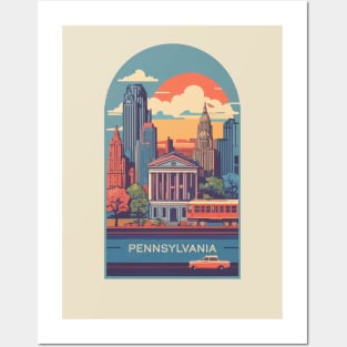 Pennsylvania Vintage Design Posters and Art